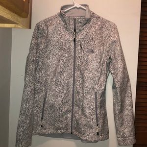 Women’s large North Face Gray Apex North Face coat